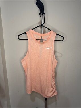 Nike Women's Light Peach Athletic Tank Top